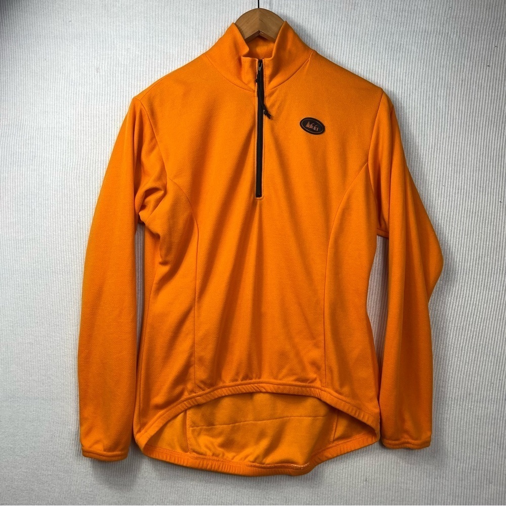 Vintage REI Women’s MEDIUM 1/4 Zip Long Sleeve Cycling Running Top Shirt Jersey